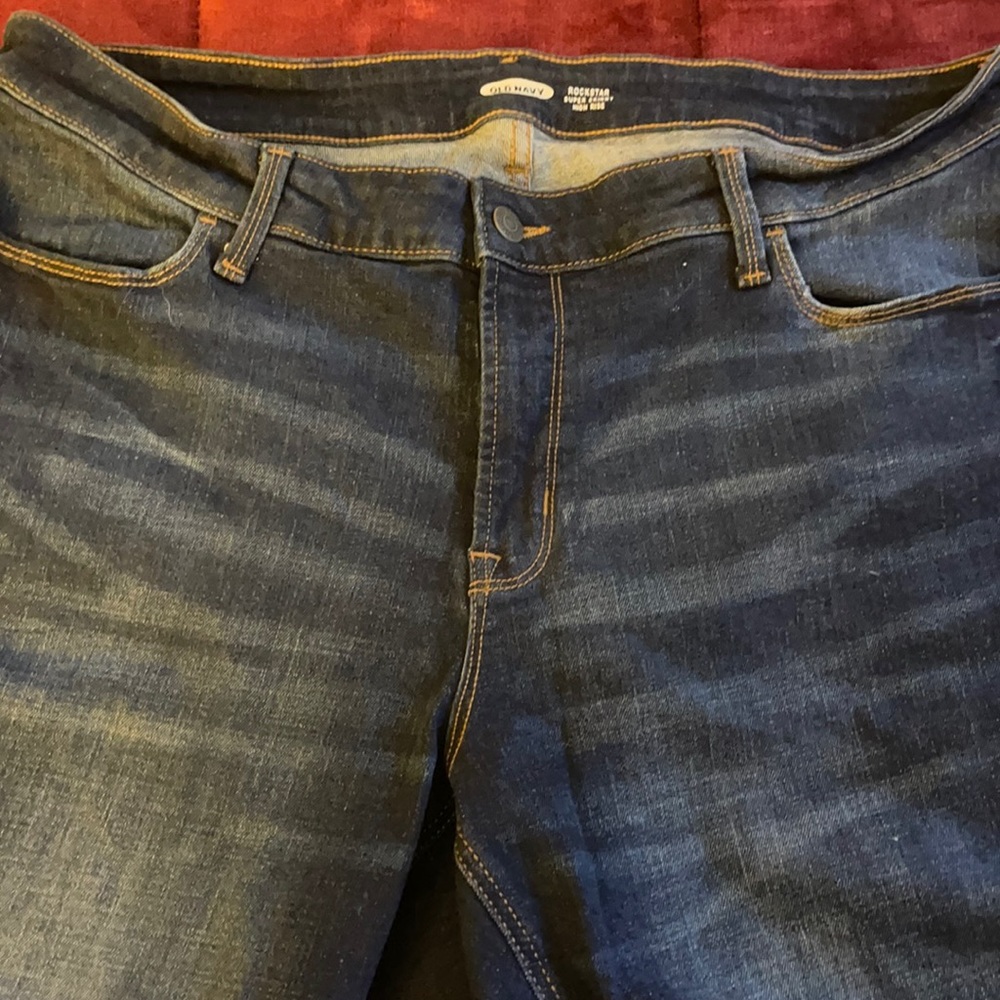 Old navy rockstar skinny jeans